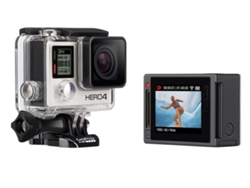 Cámara de Acción GOPRO Hero 4 (4K - 12 MP - Hasta 3 h de Autonomía - Wi-Fi y Bluetooth)
