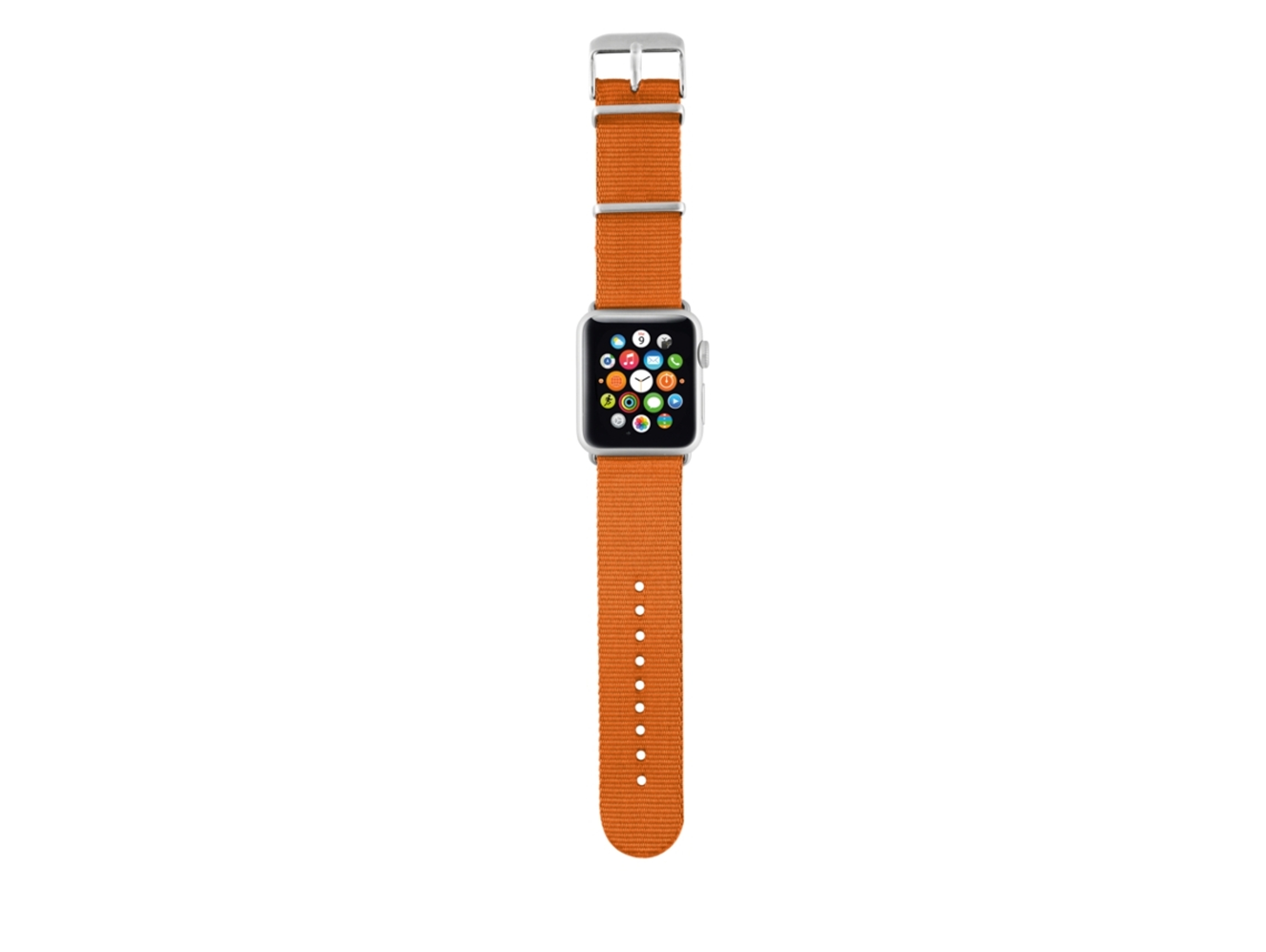 Correa Nylon TRUST Apple Watch 38mm Naranja