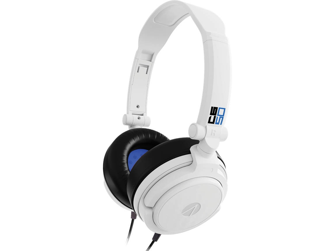 Auriculares Gaming STEALTH C6-50 (Over Ear - Micrófono - Blanco)