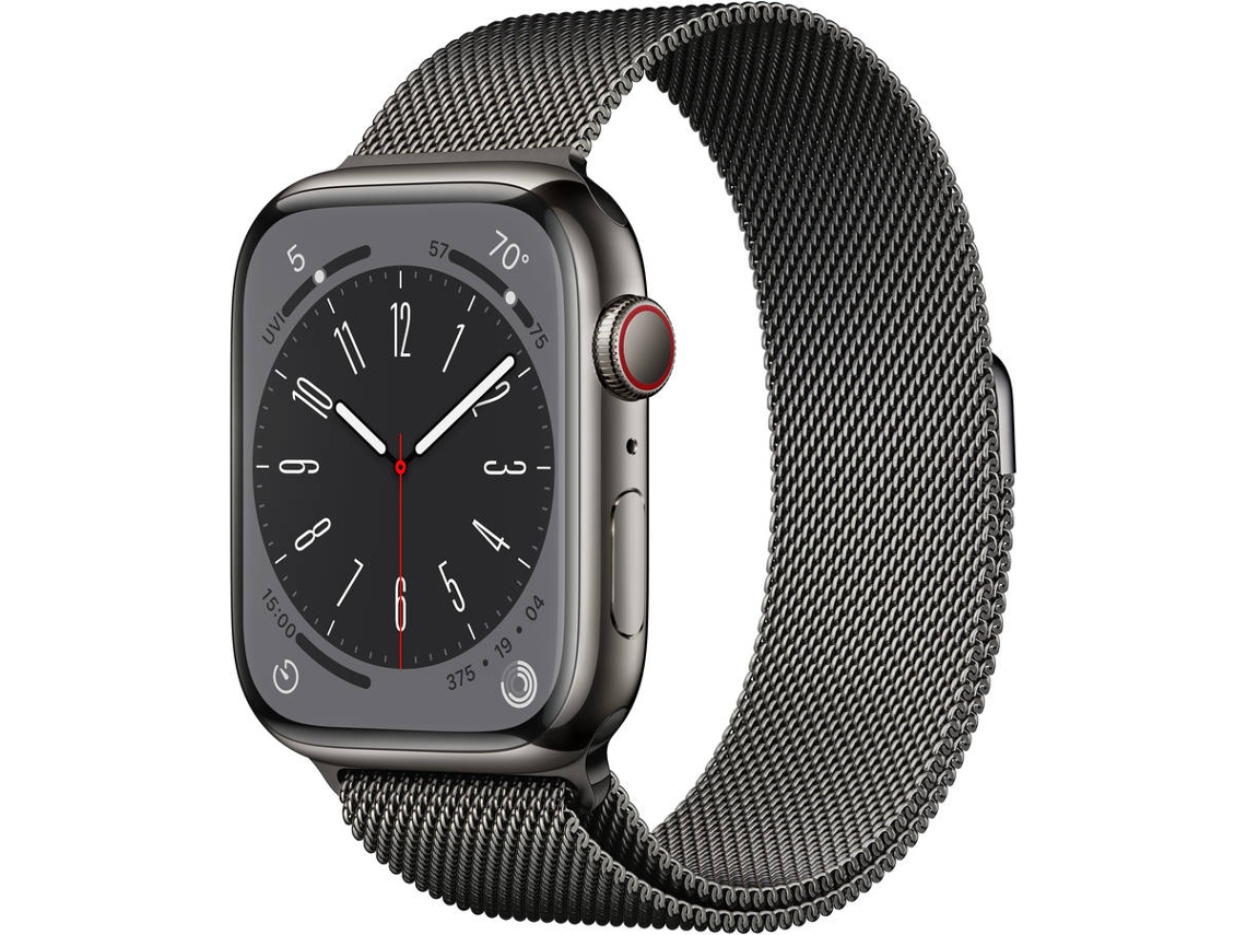 APPLE Watch Series 8 GPS+Cellular 45 mm Grafito con Loop Milanese Grafito