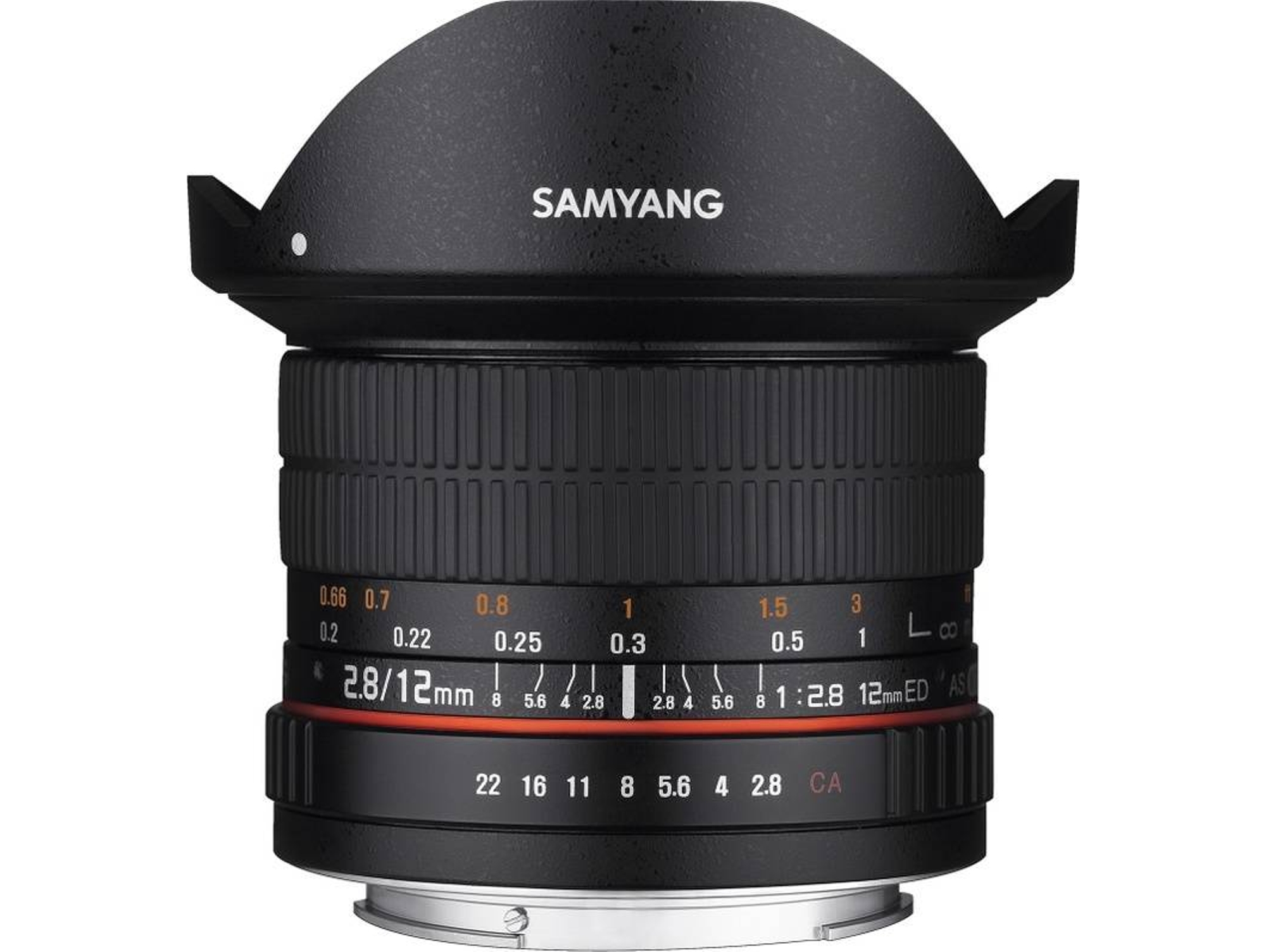 Objetivo SAMYANG 12mm F2.8 Ed Ncs ojo de pez Mft(4/3) (Encaje: Micro 4/3 - Apertura: f/2.8 - f/22)