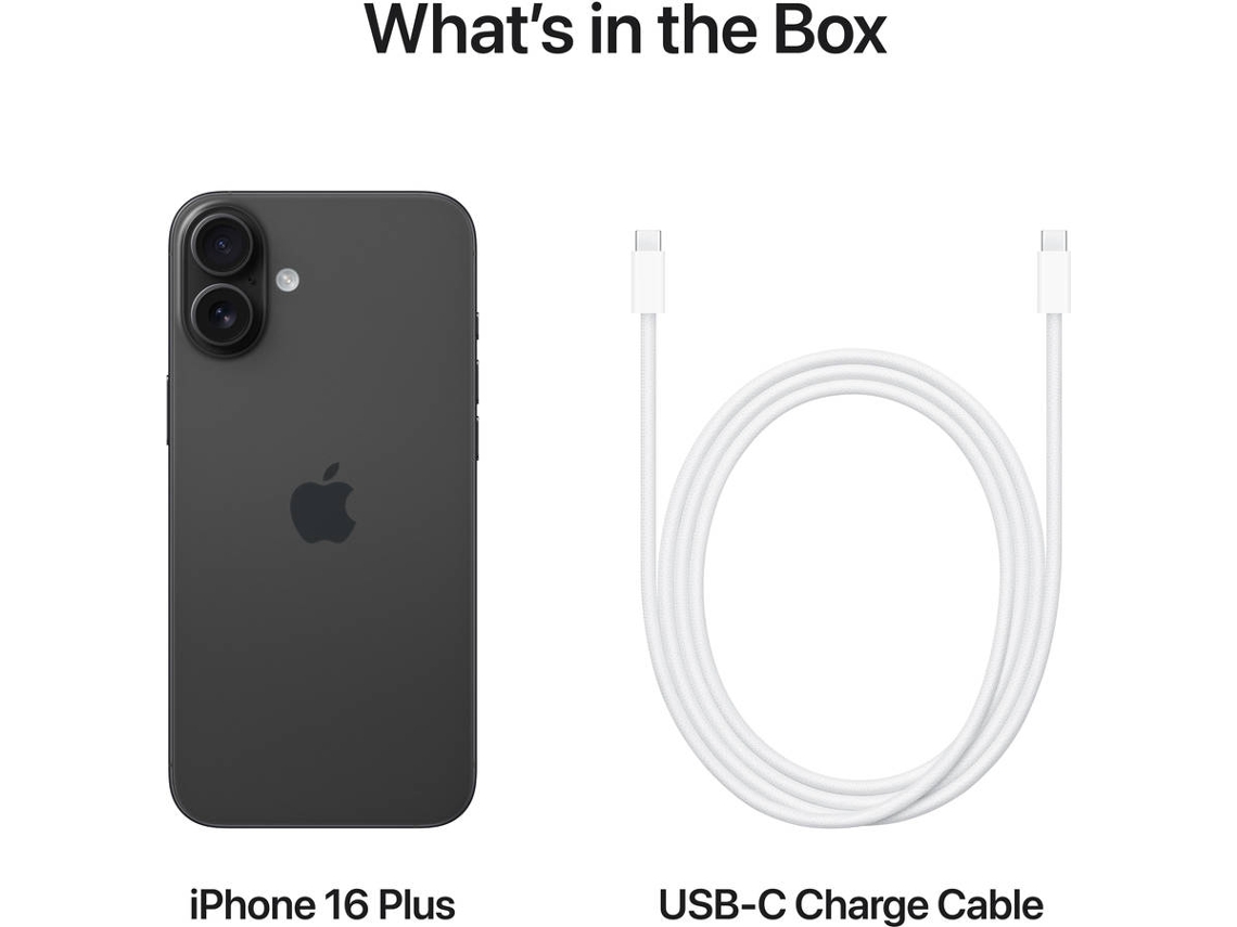 iPhone 16 Plus APPLE (6.7'' - 256 GB - Negro) | Worten Canarias