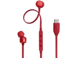 Auriculares con Cable JBL Tune 310C (In Ear - Micrófono - Rojo)