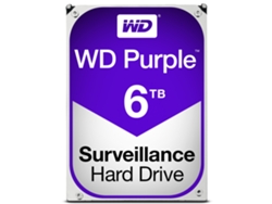Disco HDD Interno WESTERN DIGITAL WD60PURX (6 TB - SATA - 5400 RPM)