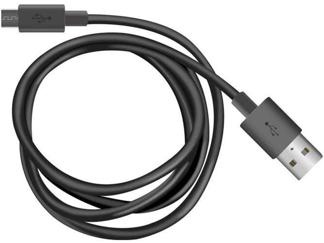 Cable KSIX B1740CU03 (USB - MicroUSB - 3 m - Negro)