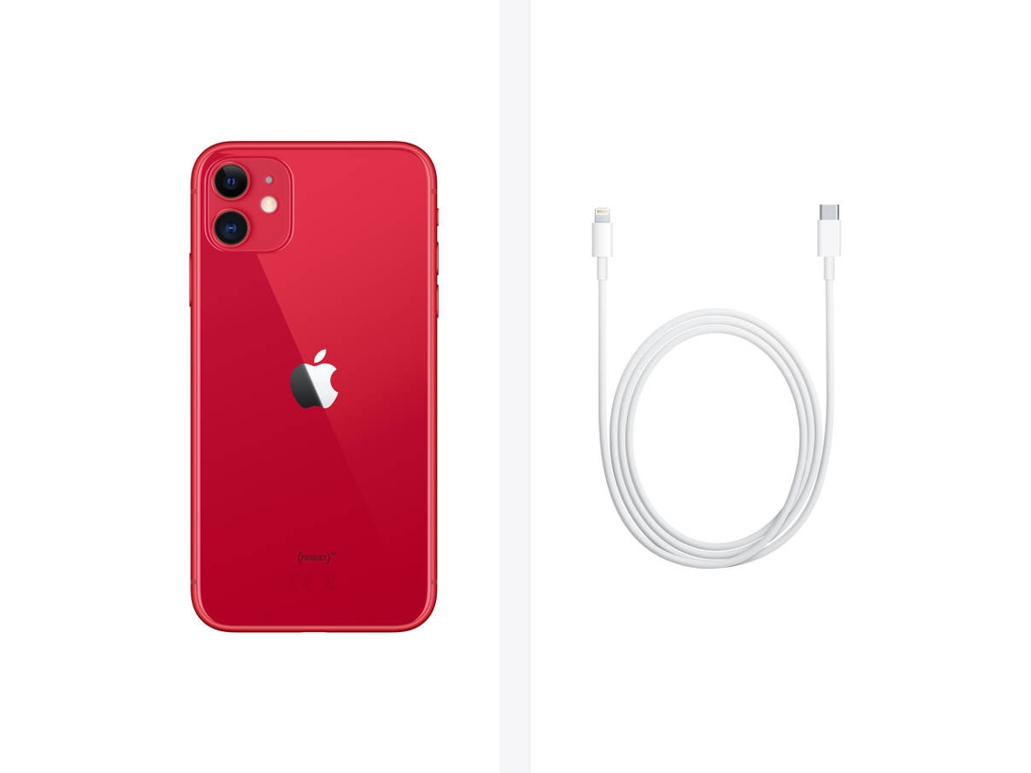 iPhone 11 APPLE (6.1'' - 64 GB - Rojo) | Worten Canarias