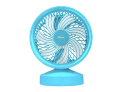 Ventilador de sobremesa TRUST Ventu USB (Portátiles - Base antideslizante - Azul)