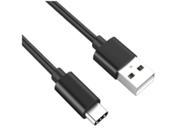 Cable EWENT EC1033 (USB - USB-C - 1m - Negro)