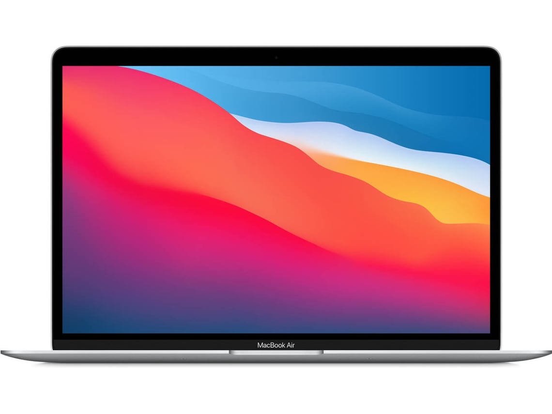 Macbook Air APPLE MGN93Y/A Plata (13.3'' - Apple M1 - RAM: 8 GB - 256 GB SSD - Integrada)