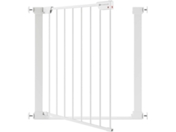 Barrera de seguridad para bebé Kinderkraft Safe Snap (72-80x73.5 cm - blanco)