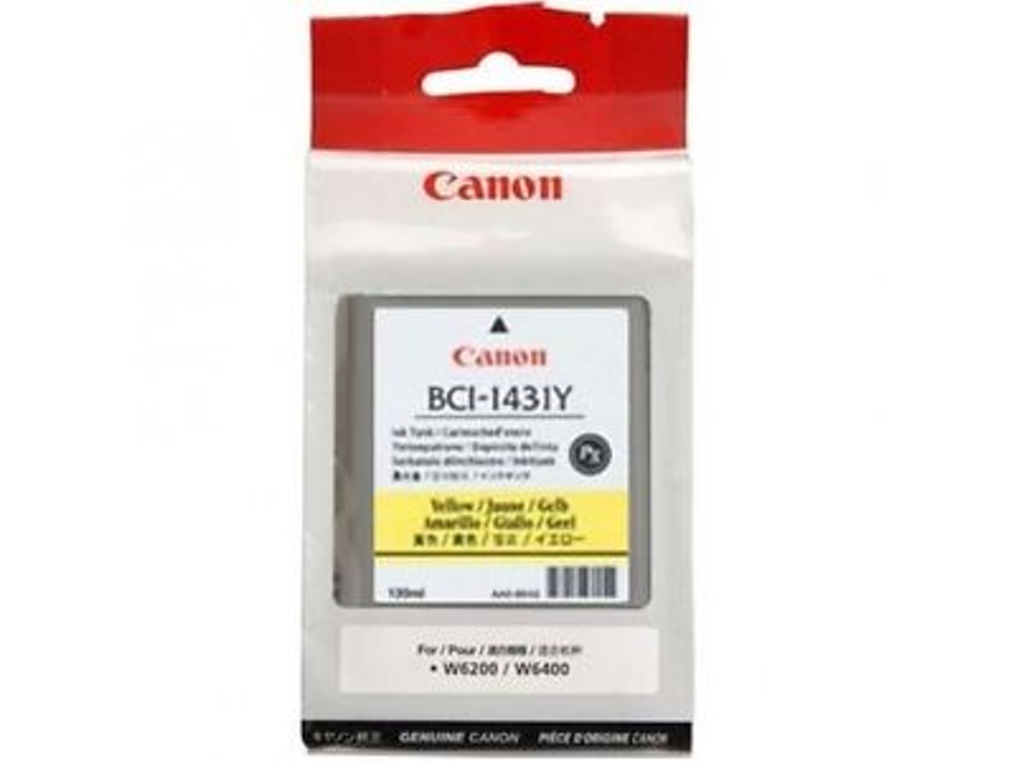 Cartucho de tinta Original CANON BCI-1431Y Amarillo 8972A001  para imagePROGRAF W6200, W6200P
