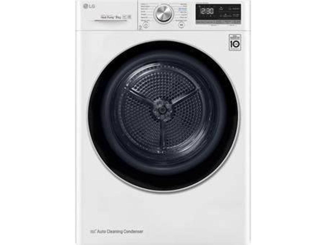 Secadora LG RC90V9AV3Q (9 kg - Bomba de Calor - Blanco)
