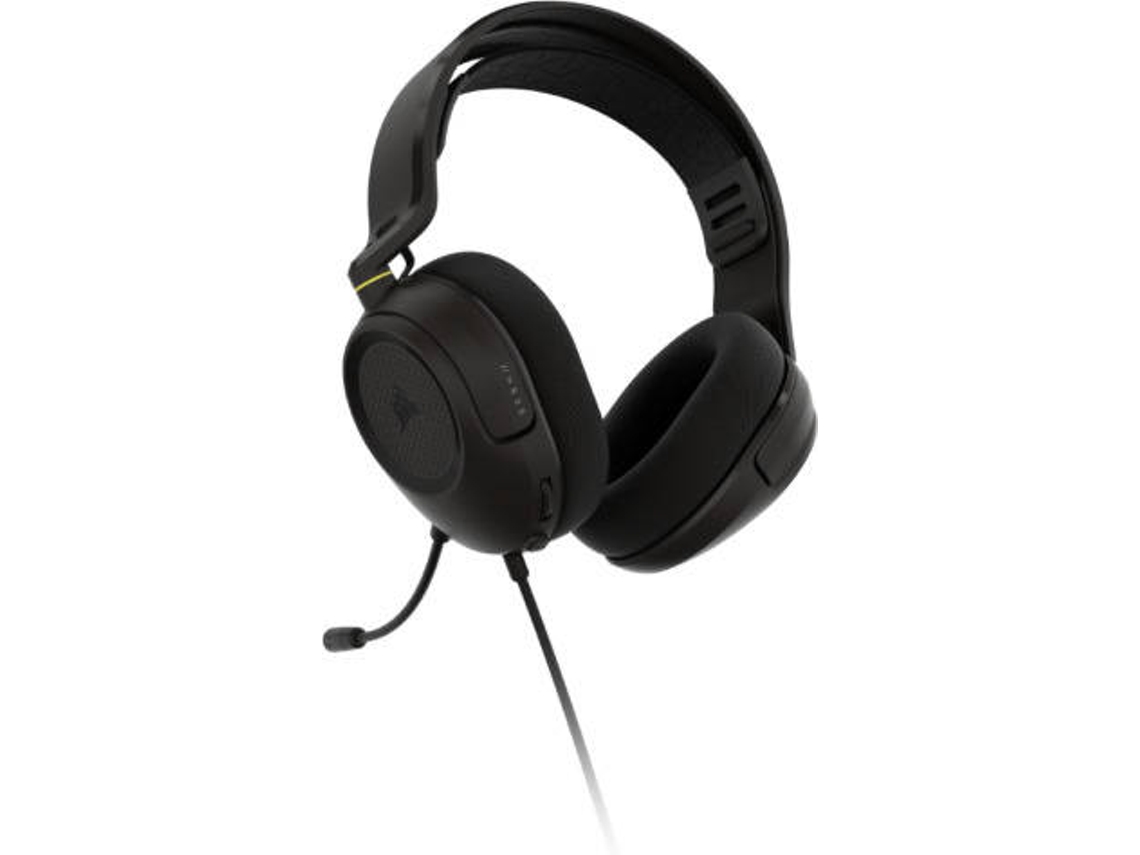 Auriculares Gaming CORSAIR HS35 V3 con cable (Over Ear- micrófono - negro carbono)