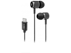 Auriculares con Cable SBS Stereo Usb-C (In Ear - Micrófono - Negro)