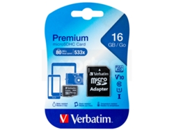 Tarjeta de Memoria VERBATIM 16GB MicroSD C10
