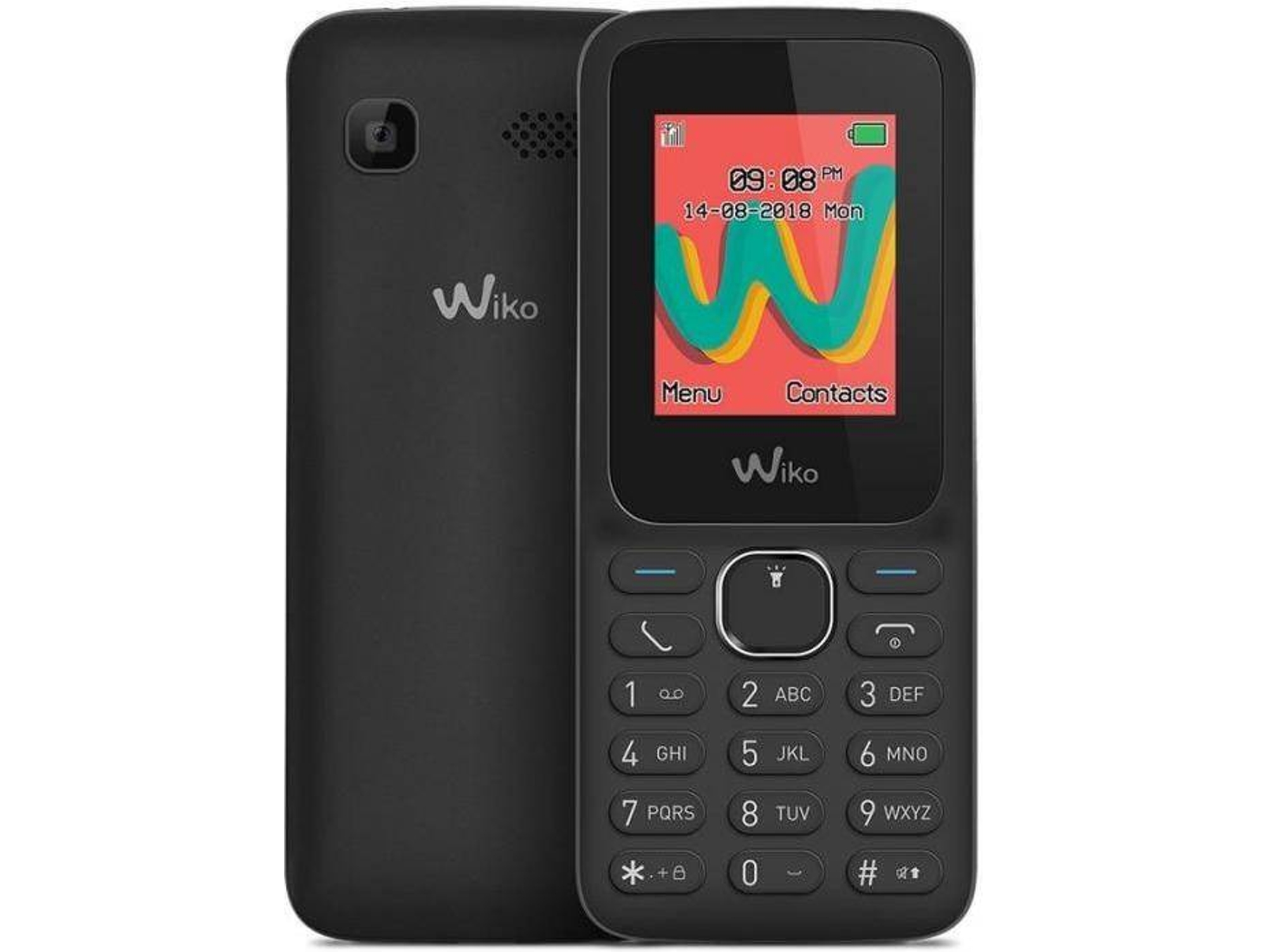 Teléfono móvil WIKO Lubi 5 Plus (1.8'' - 2G - Negro)