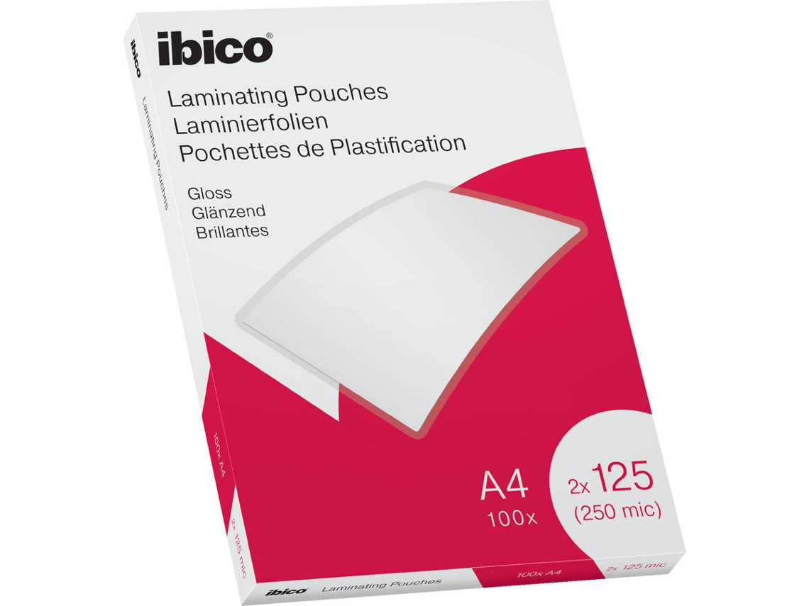 Fundas de Plastificar IBICO Pouch A4 125 Mic