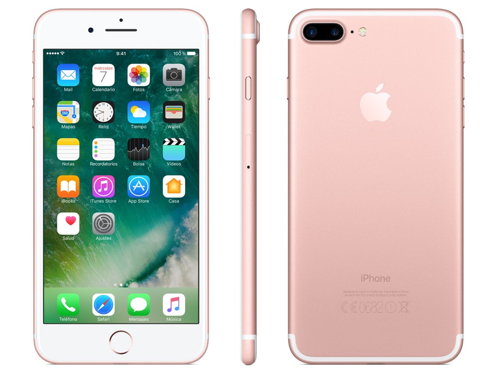 iPhone 7 Plus APPLE (5.5'' - 3 GB - 128 GB - Rosa)