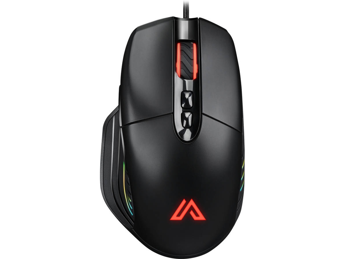Ratón Gaming NPLAY AIM 5.0 (USB - 2400 DPi - Negro)