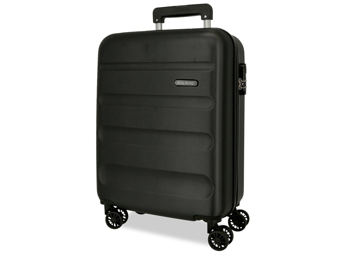 Maleta de cabina ROLL ROAD Flex Negro (38x55x20cm - 35L)