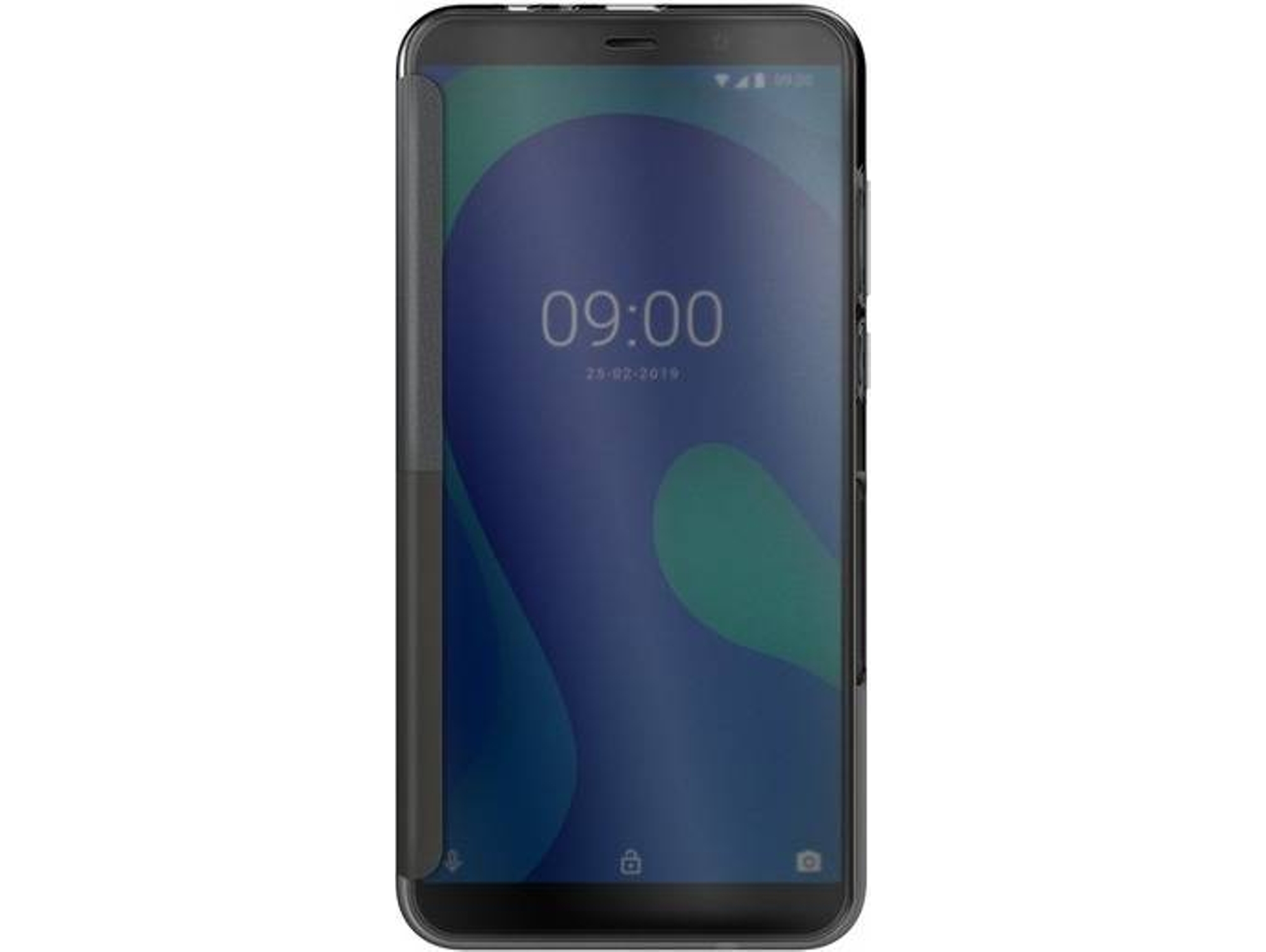 Funda Wiko Y80 MUVIT Folio Gris