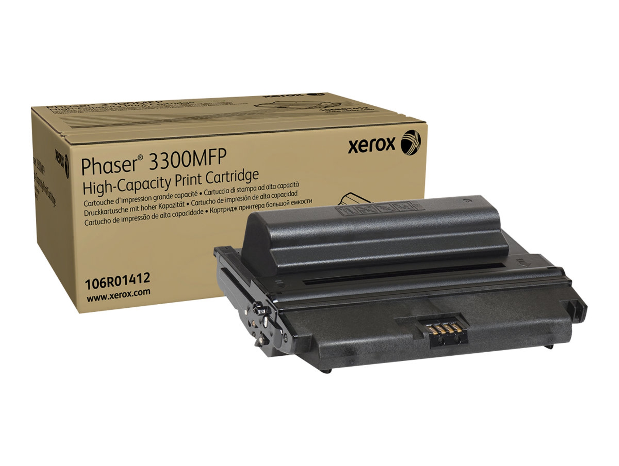 Tóner XEROX 106R01412 Negro