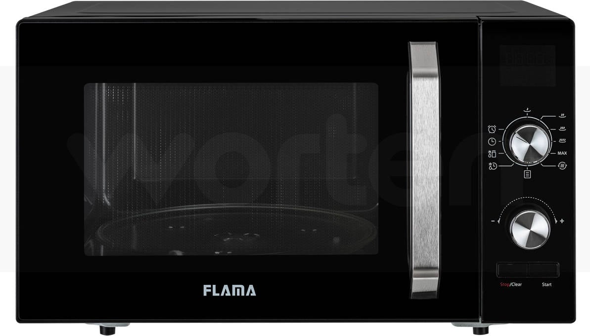 Microondas FLAMA 1837FL (23 L - Sin grill - Negro)