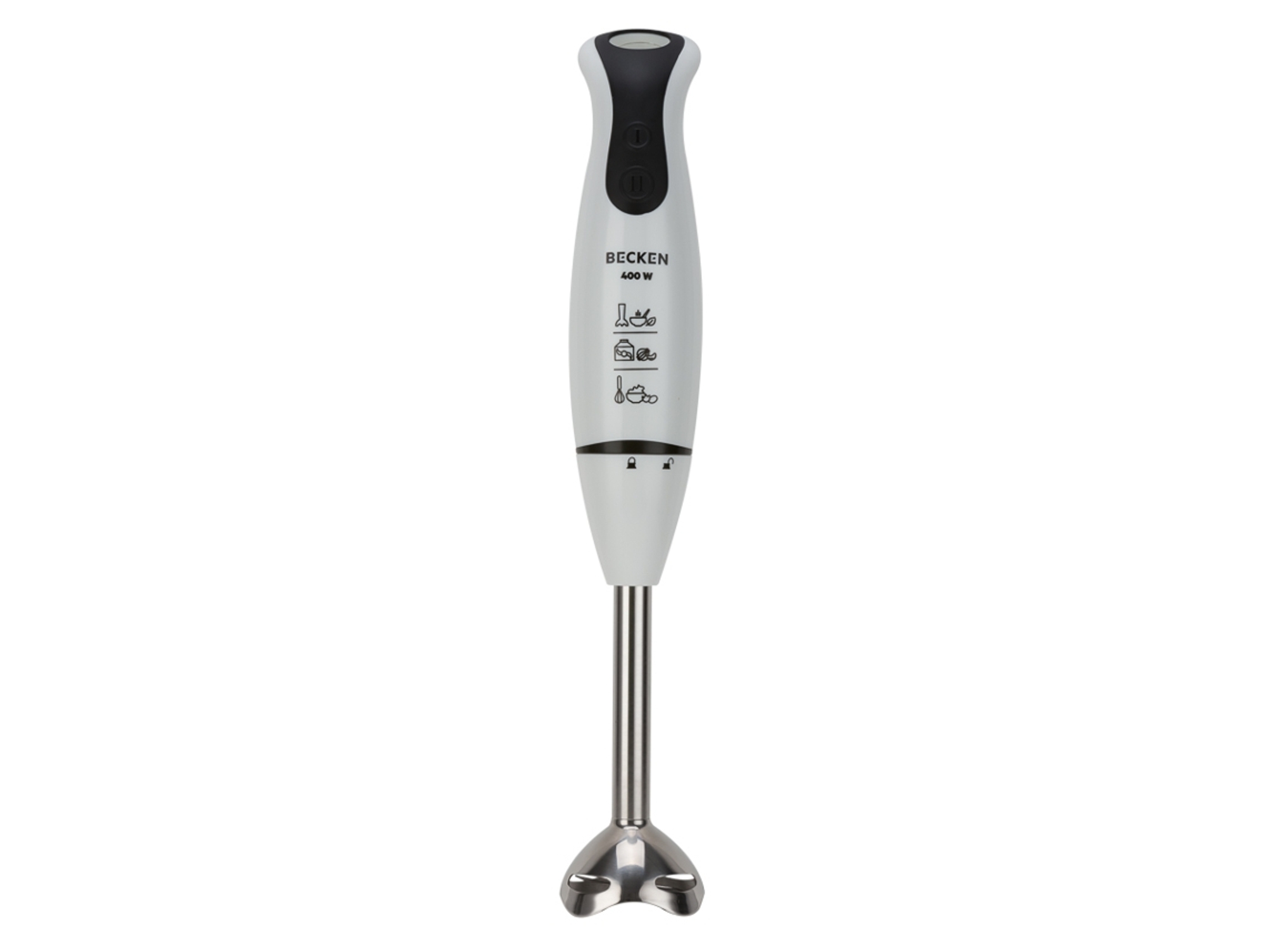 Batidora de Mano + Accesorios BECKEN BHB517 (400 W - Blanco)