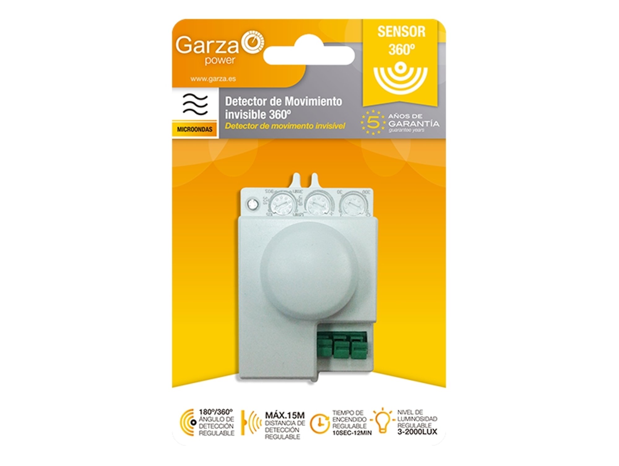 Detector de Movimiento invisible GARZA 430036