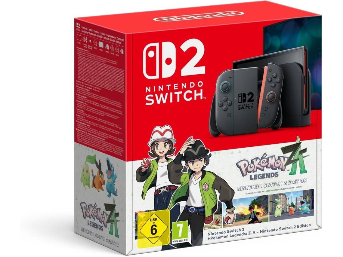 Consola Nintendo Switch 2 + Juego Pokémon Legends Z-A (Código de