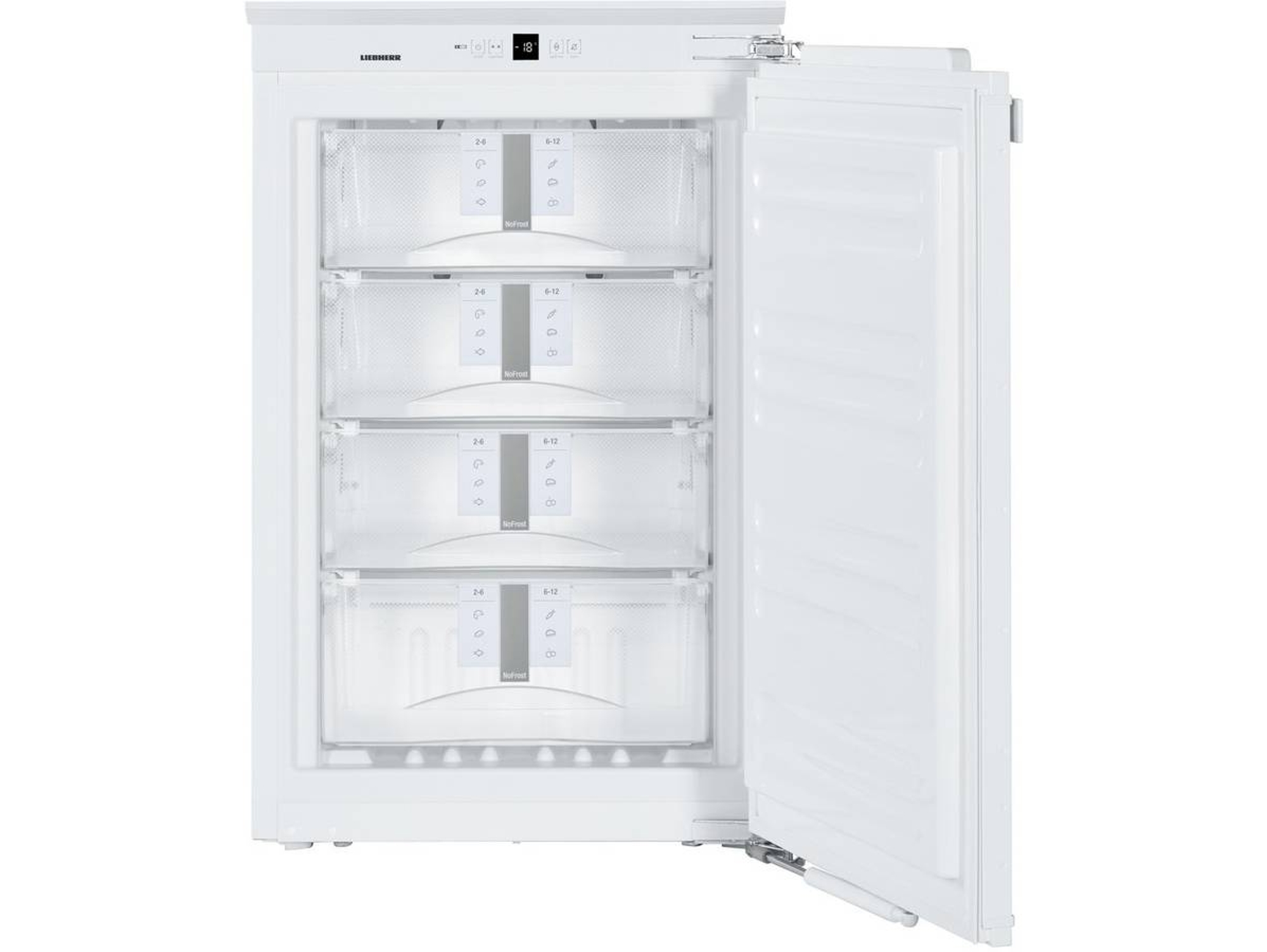 Congelador Vertical Integrable LIEBHERR IGN-1664-20 (Estático - 88 cm - 84 L - Blanco)