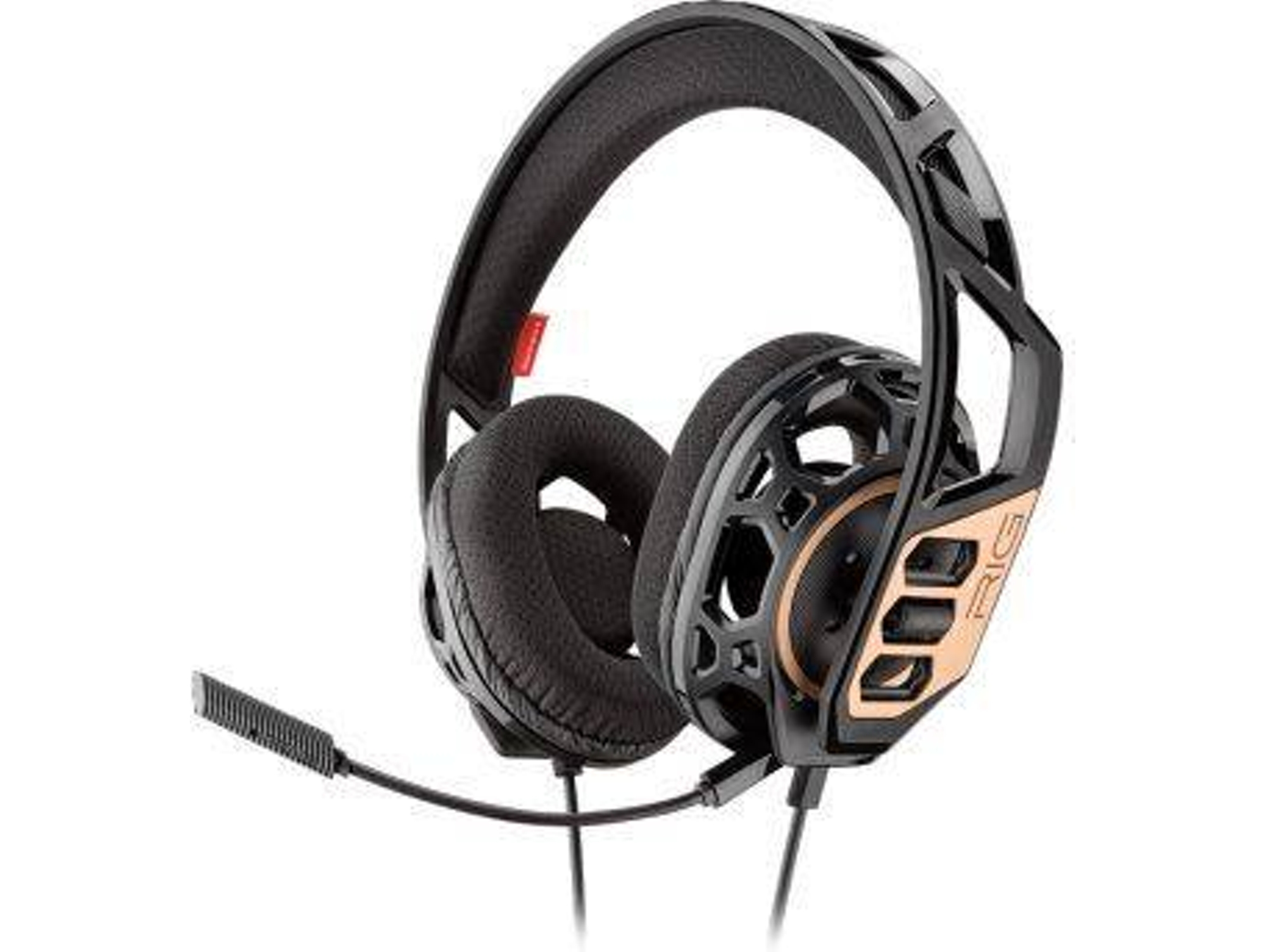Auriculares Gaming Con Cable PLANTRONICS RIG 300 (Over Ear - PC - Noise Cancelling - Negro)