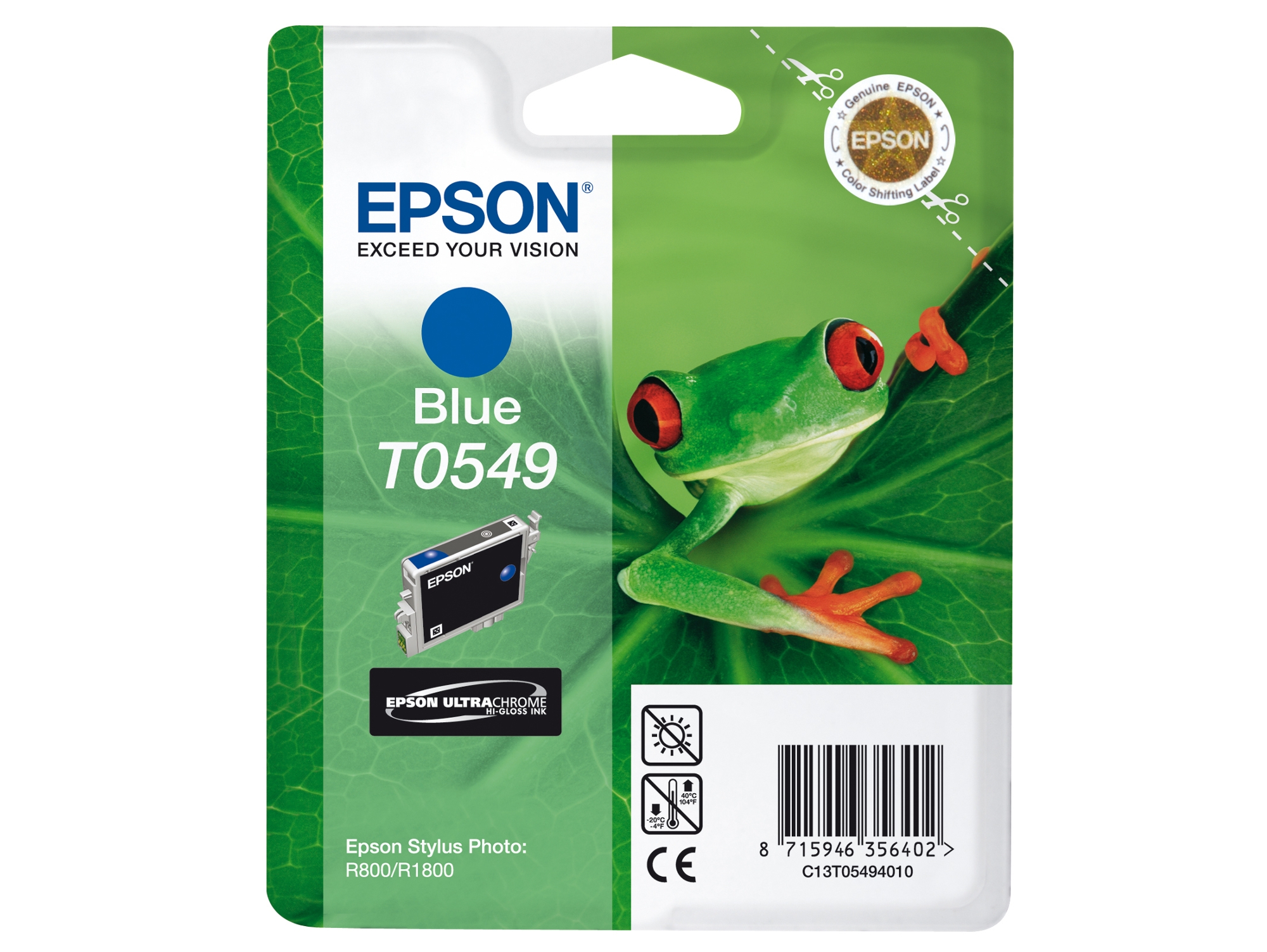 Cartucho EPSON T0549 Azul Escuro (C13T054940)