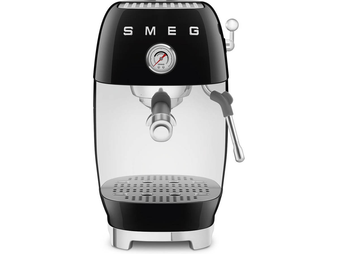 Cafetera con Cold Brew SMEG ECF03BLEU (15 Bar - Café Molido y Pastillas - Negro)