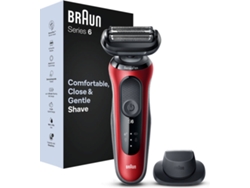 Maquinilla de Afeitar BRAUN SHAVER S6 61-R1200 S RED