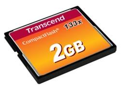 Tarjeta de memoria TRANSCEND Compact Flash TS2GCF133 2 GB