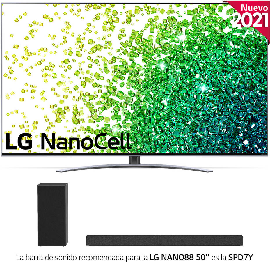 TV LG 50NANO886PB  (Nano Cell - 50'' - 127 cm - 4K Ultra HD - Smart TV)