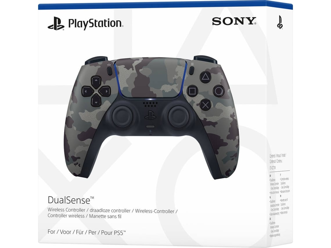 Mando PS5 SONY DualSense Grey Camouflage (Inalámbrico)