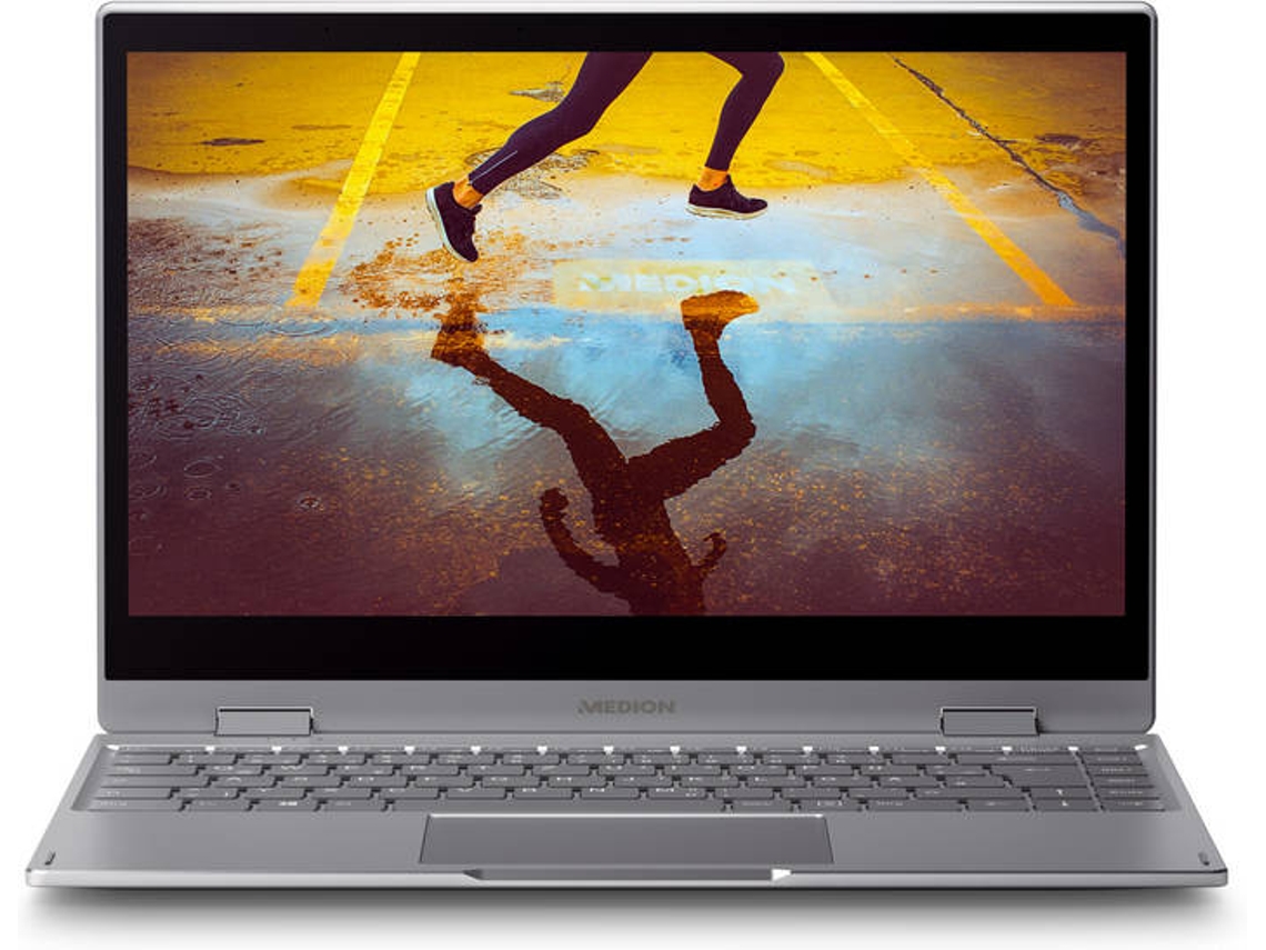 Portátil Híbrido MEDION S4401-30025809 (14'' - Intel Core i3-7020U - RAM: 4 GB - 128 GB HDD - Intel UHD Graphics 620)