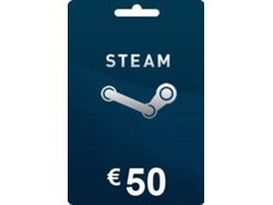 Tarjeta de Descarga STEAM 50 Euros