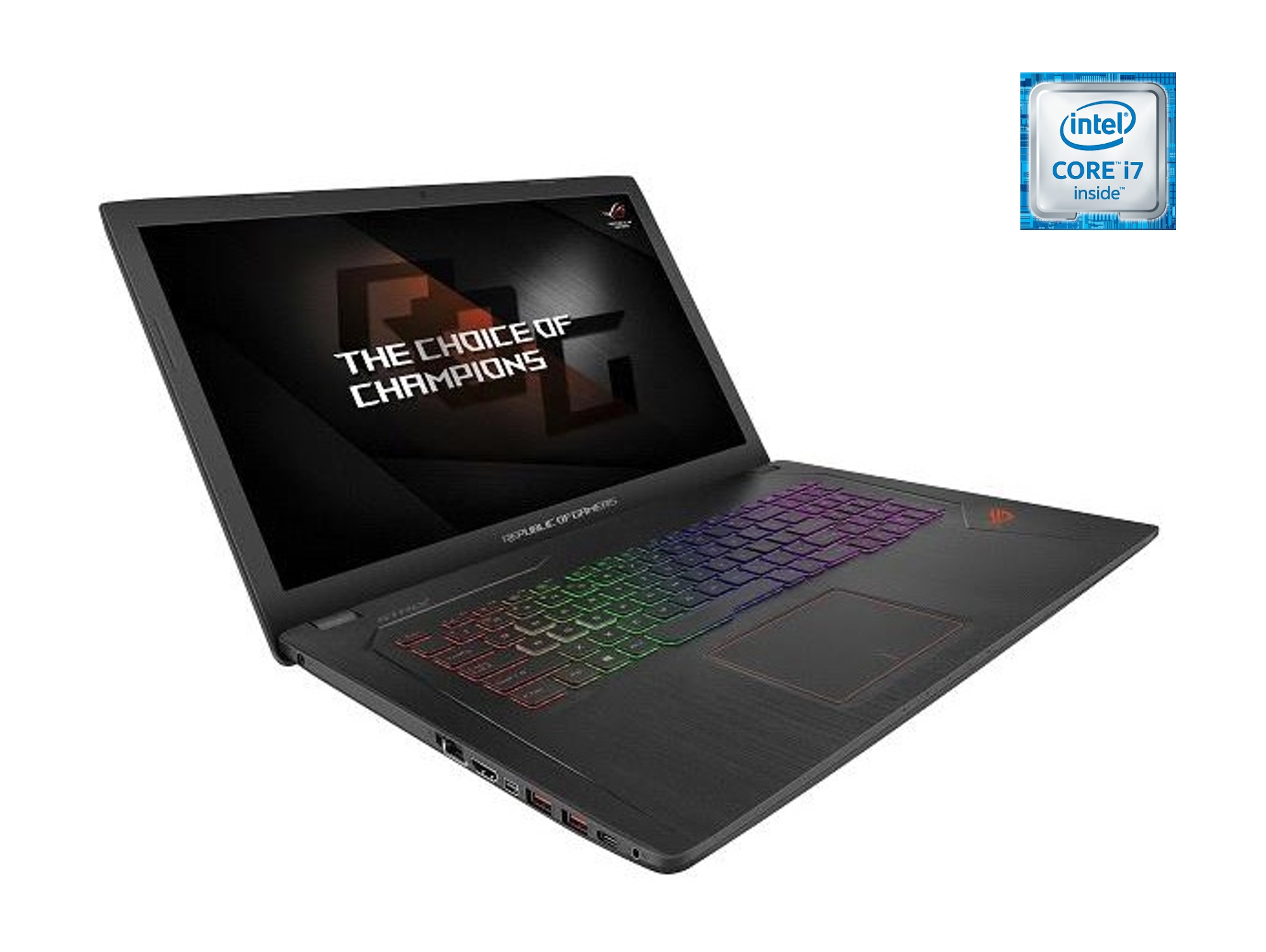 Portátil Gaming ASUS GL753V-GC273 (Intel Core i7-7700HQ - NVIDIA GeForce GTX 1050 - RAM: 8 GB - 1 TB HDD - 17.3'')