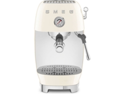 Máquina de Café con Cold Brew SMEG ECF03CREU (15 Bar - Café molido y pastillas - Crema)