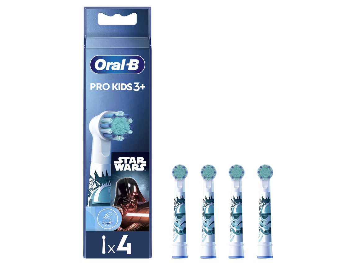 Recambio de Cepillo Eléctrico ORAL B Kids Star Wars 4Un