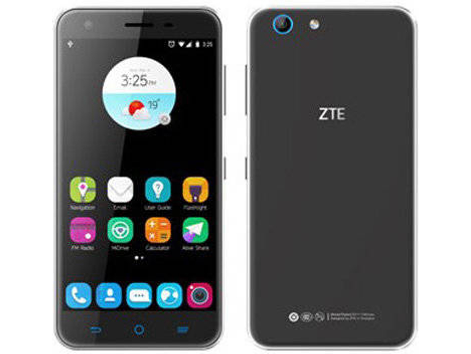 Smartphone ZTE Blade A506 (Caja Abierta - 5'' - 1 GB - 8 GB - Negro)