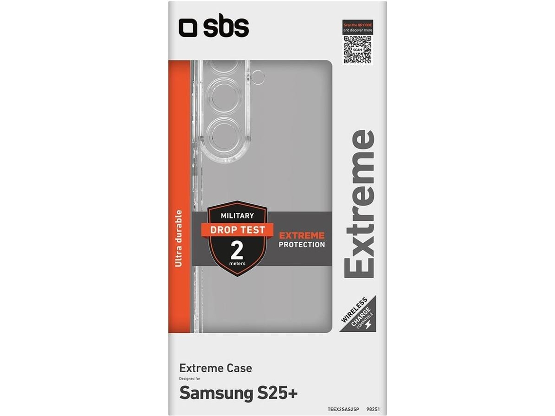 Funda SBS Extreme 2 Samsung Galaxy S25 Plus (Transparente)