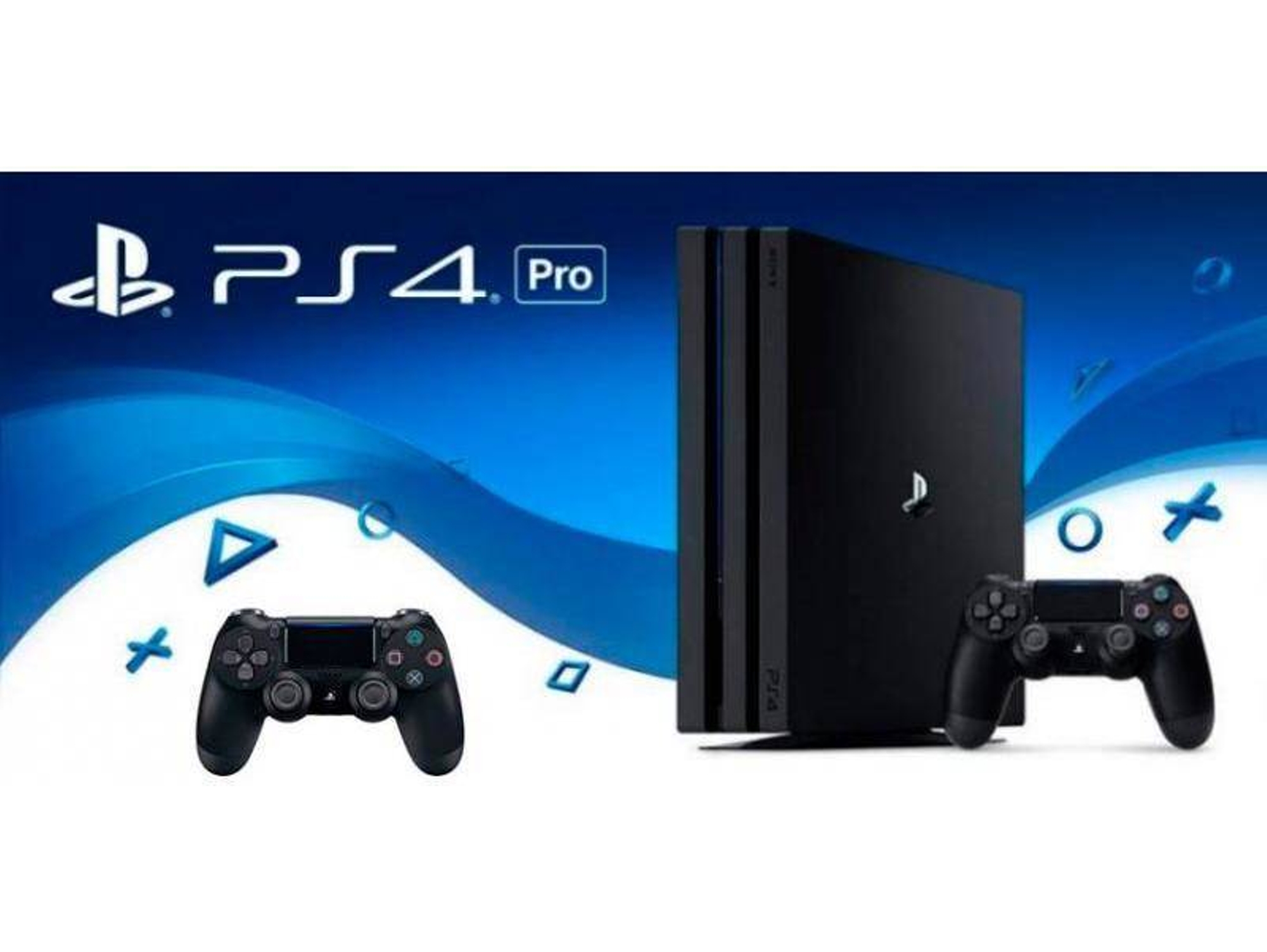 Consola PLAYSTATION 4 Pro 1Tb + 2 mandos Dualshock 4 (Caja Abierta