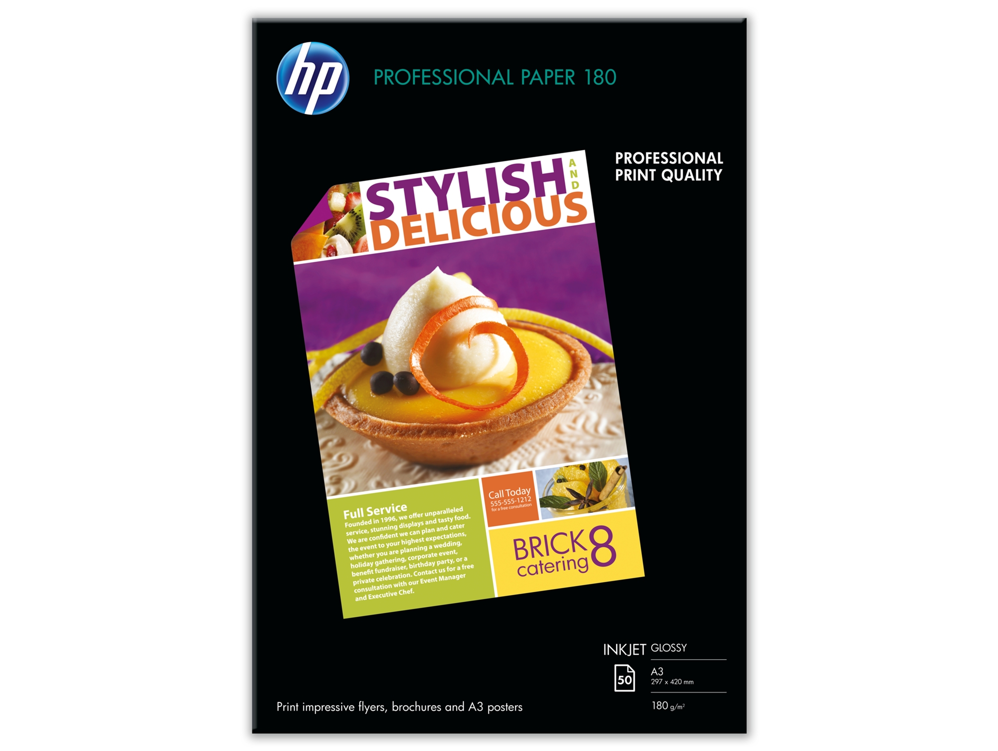Papel HP A3 Satinado C6821A