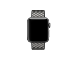 Correa de Nailon Trenzado APPLE Watch 3.8 cm Negra de Cuadros