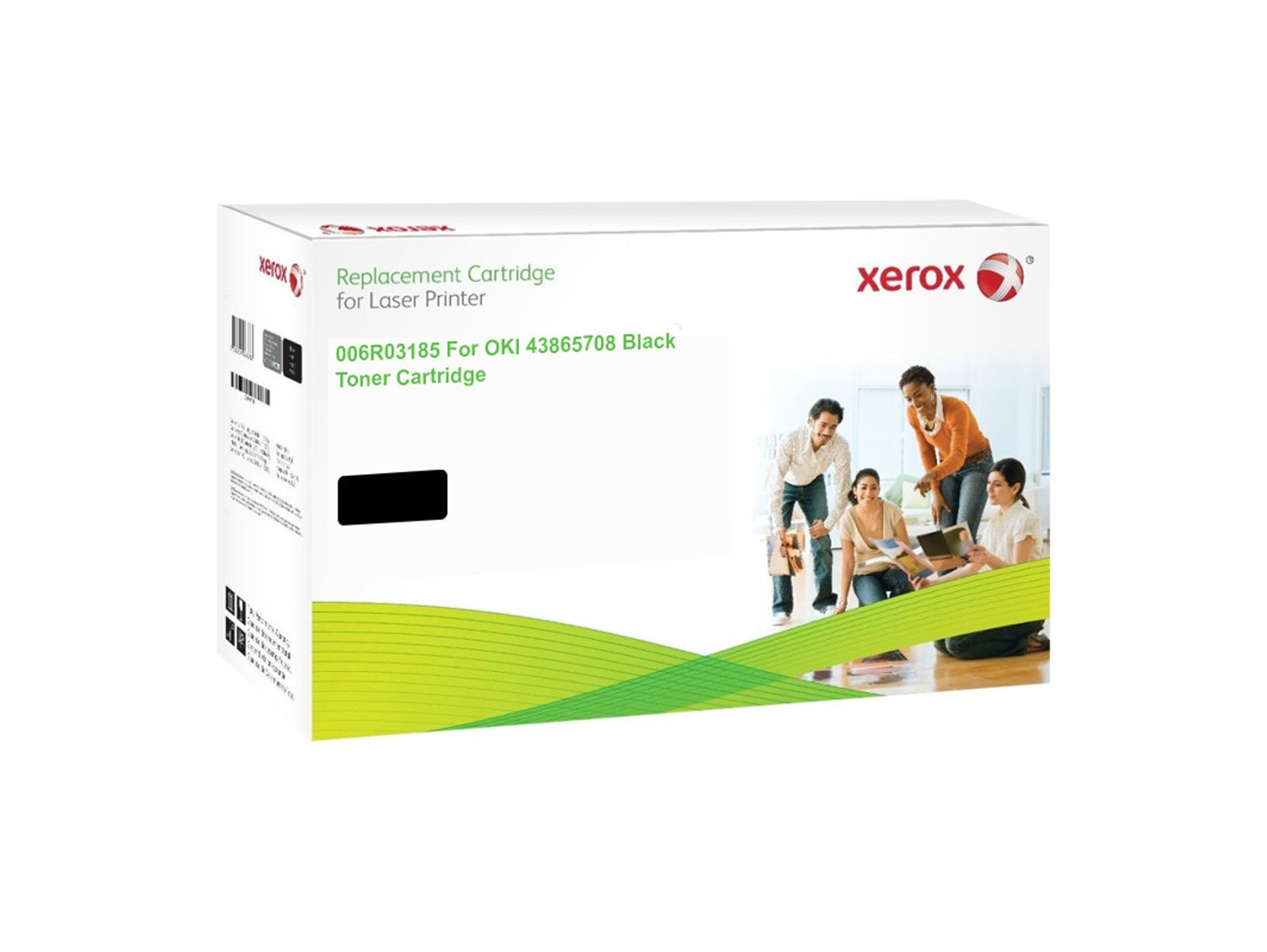 Tóner XEROX equivalente a 43865708 Negro