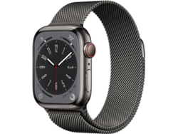 APPLE Watch Series 8 GPS+Cellular 41 mm Grafito con Loop Milanese Grafito